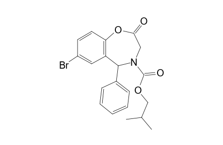 2-Methylpropyl 7-bromanyl-2-oxidanylidene-5-phenyl-3,5-dihydro-1,4-benzoxazepine-4-carboxylate