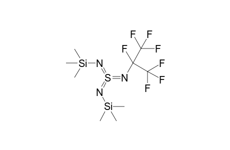 (Heptafluoroisopropylimino)bis(trimethylsilylimino)sulfur(VI)