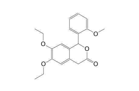 6,7-diethoxy-1-(2-methoxyphenyl)-1,4-dihydro-3H-2-benzopyran-3-one