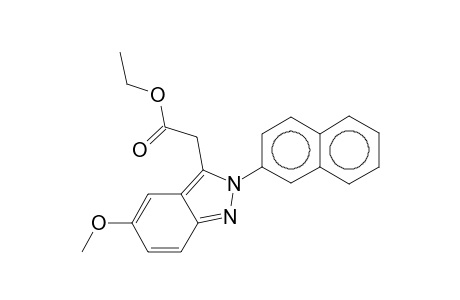 (5-Methoxy-2-naphthalen-2-yl-2H-indazol-3-yl)-acetic acid, ethyl ester