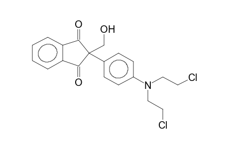2-{4'-[N.N-bis(Chloroethyl)amino]phenyl}-2-(hydroxymethyl)-1,3-dioxobenzocyclopent-2-ene