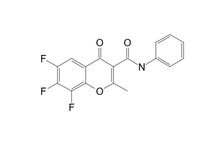 2-METHYL-6,7,8-TRIFLUORO-4-OXO-4-H-CHROMENE-3-BENZOXAMIDE