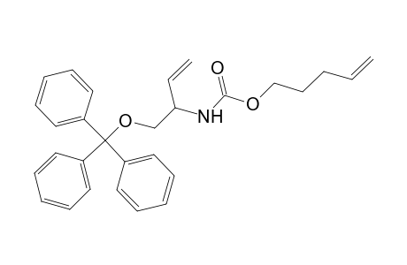 Pent-4-enyl (1-trityloxymethylallyl)carbamate