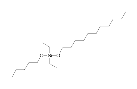 Silane, diethylpentyloxyundecyloxy-