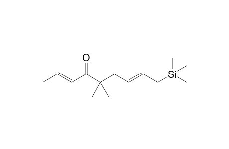 (2E,7E)-5,5-dimethyl-9-trimethylsilyl-4-nona-2,7-dienone