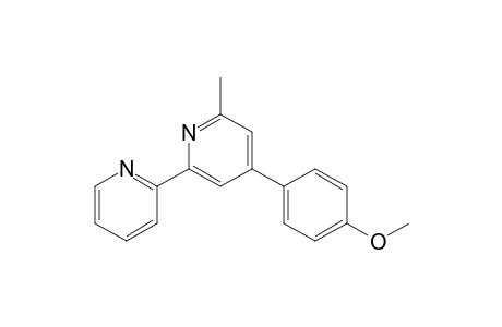 4-(4-methoxyphenyl)-2-methyl-6-(2-pyridinyl)pyridine