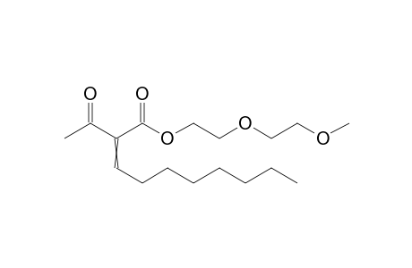 2-(2-methoxyethoxy)ethyl 2-acetyldec-2-enoate