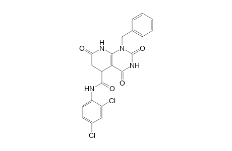 1-Benzyl-N-(2,4-dichlorophenyl)-2,4,7-trioxo-1,2,3,4,5,6,7,8-octahydropyrido[2,3-d]pyrimidine-5-carboxamide