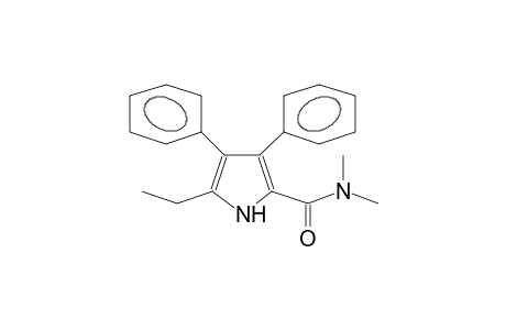 5-Ethyl-2-(dimethylcarbamoyl)-3,4-diphenyl-1H-pyrrole