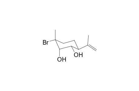 3-Bromo-3-methyl-6-isopropenyl-1,2-cyclohexanediol