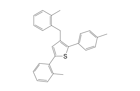 3-(2-Methylbenzyl)-5-(o-tolyl)-2-(p-tolyl)thiophene