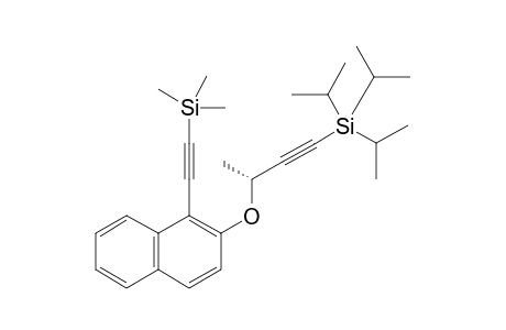 (+)-Trimethyl{[2-({(2R)-4-[tri(propan-2-yl)silyl]but-3-yn-2-yl}oxy)naphthalen-1-yl]ethynyl}-silane