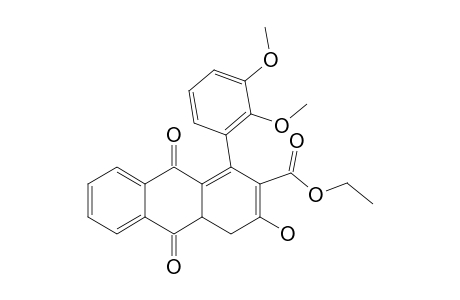 1-(2,3-DIMETHOXYPHENYL)-2-ETHOXYCARBONYL-3-HYDROXY-4,4A-DIHYDRO-9,10-ANTHRAQUINONE