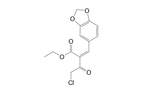 ETHYL-(Z)-2-CHLOROACETYL-3-(3',4'-METHYLENEDIOXYPHENYL)-PROPENOATE;(Z)-MINOR-ISOMER