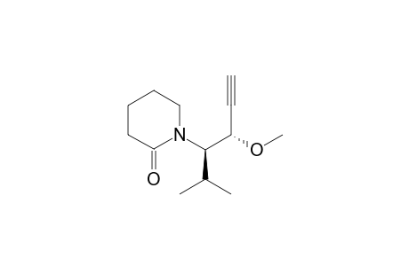 1-((3R*,4S*)-4-Methoxy-2-methylhex-5-yn-3-yl)piperidin-2-one