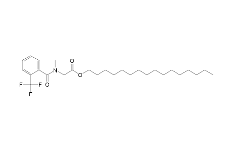 Sarcosine, N-(2-trifluoromethylbenzoyl)-, hexadecyl ester