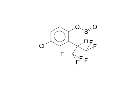 4,4-BIS(TRIFLUOROMETHYL)-6-CHLOROBENZO[D]-1,3,2-DIOXATHIINE-2-OXIDE