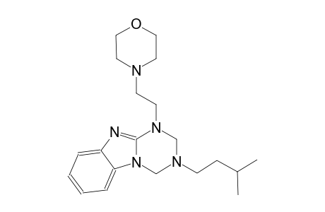 [1,3,5]triazino[1,2-a]benzimidazole, 1,2,3,4-tetrahydro-3-(3-methylbutyl)-1-[2-(4-morpholinyl)ethyl]-