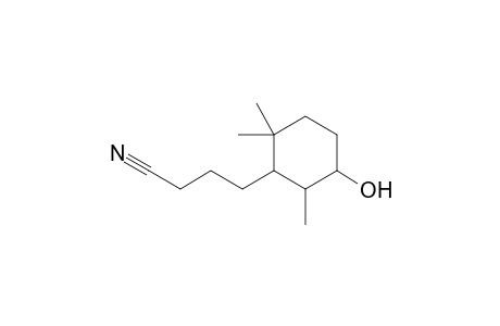 4-[5'-Hydroxy-2',2',6'-trimethylcyclohexyl]-butyronitrile