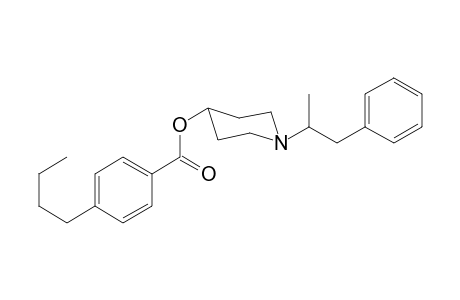 1-(1-Phenylpropan-2-yl)piperidin-4-yl 4-butyl benzoate