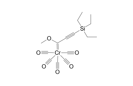 Pentacarbonyl[(2-(triethylsilyl)ethynyl)(methoxy)methylene]chromium complex