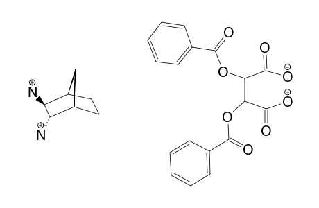 trans-BICYCLO-[2.2.1]-HEPTANE-2,3-DIAMINE-(O,O'-DIBENZOYL-TATARIC-ACID-AMIDE)