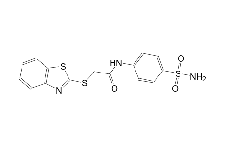 N-[4-(aminosulfonyl)phenyl]-2-(1,3-benzothiazol-2-ylsulfanyl)acetamide