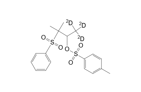 2-Butan-1,1,1-D3-ol, 3-methyl-3-(phenylsulfonyl)-, 4-methylbenzenesulfonate