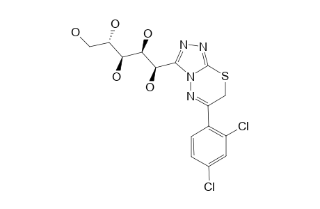 6-(2,4-DICHLOROPHENYL)-3-(D-GLUCO-PENTITOL-1-YL)-7H-1,2,4-TRIAZOLO-[3,4-B]-[1,3,4]-THIADIAZINE