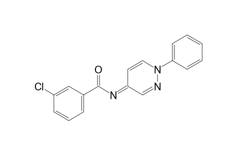 Benzamide, 3-chloro-N-(1-phenyl-4(1H)-pyridazinylidene)-