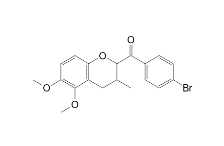 2-(4-Bromobenzoyl)-5,6-dimethoxy-3-methylchroman