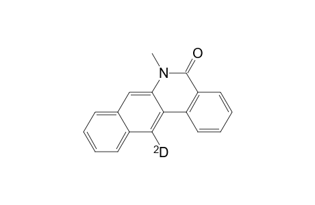 Benzo[b]phenanthridin-5(6H)-one-12-d, 6-methyl-