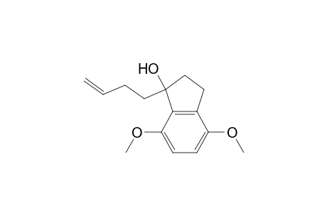 1-(But-3-enyl)-4,7-dimethoxyindan-1-ol