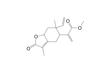 5-Benzofuranacetic acid, 6-ethenyl-2,4,5,6,7,7a-hexahydro-3,6-dimethyl-.alpha.-methylene-2-oxo-, methyl ester