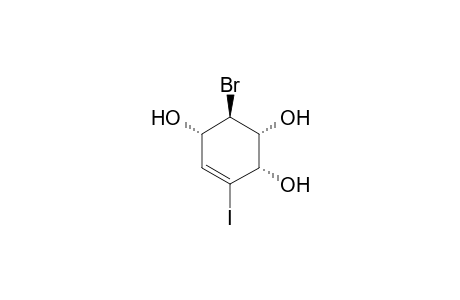 (1S,2R,3R,4S)-3-bromo-6-iodocyclohex-5-ene-1,2,4-triol