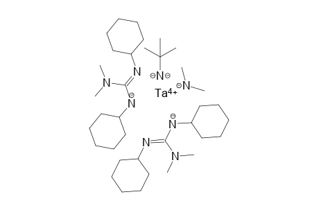 tantalum(V) bis((Z)-cyclohexyl(N'-cyclohexyl-N,N-dimethylcarbamimidoyl)amide) dimethylamide tert-butylnitride