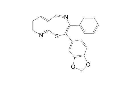 2-[3,4-(Methylenedioxyphenyl]-3-phenylpyrido[3,2-f][1,4]thiazepin