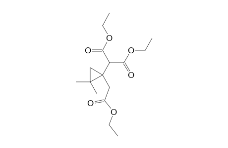 1-[Bis-(ethoxycarbonyl)-methyl]-2,2-dimethyl-1-[(ethoxycarbonyl)-methyl]-cyclopropane