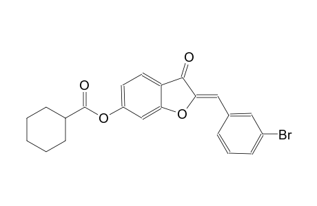 cyclohexanecarboxylic acid, (2Z)-2-[(3-bromophenyl)methylene]-2,3-dihydro-3-oxobenzofuranyl ester