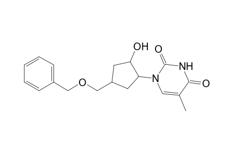 (+-)-1-(4-Benzyloxymethyl-2-hydroxycyclopentyl)-5-methyl-1H-pyrimidin-2,4-dione