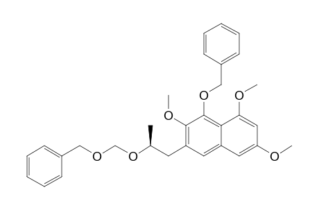 (2'S)-1-Benzoxy-3-[2-(benzoxymethoxy)-1-propyl]-2,6,8-trimethoxynaphthalene