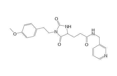 4-imidazolidinepropanamide, 1-[2-(4-methoxyphenyl)ethyl]-2,5-dioxo-N-(3-pyridinylmethyl)-, (4S)-
