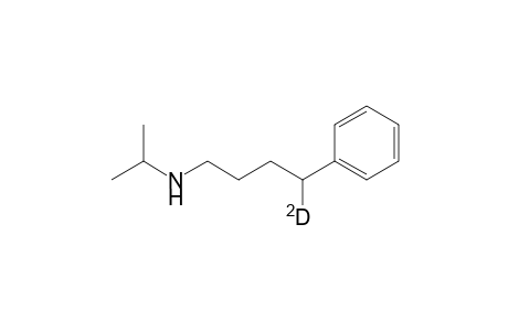 Isopropyl 4-deuterio-4-phenylbutyl amine