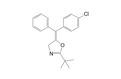 (Z)-2-tert-butyl-5-((4-chlorophenyl)(phenyl)methylene)-4,5-dihydrooxazole