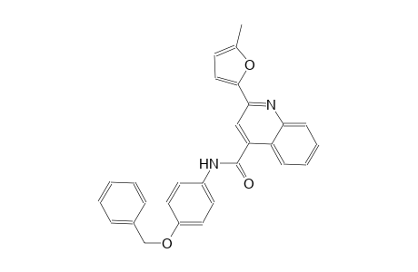 N-[4-(benzyloxy)phenyl]-2-(5-methyl-2-furyl)-4-quinolinecarboxamide