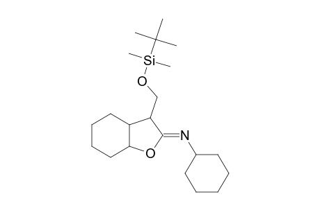 N-((2E)-3-(([tert-Butyl(dimethyl)silyl]oxy)methyl)hexahydro-1-benzofuran-2(3H)-ylidene)cyclohexanamine