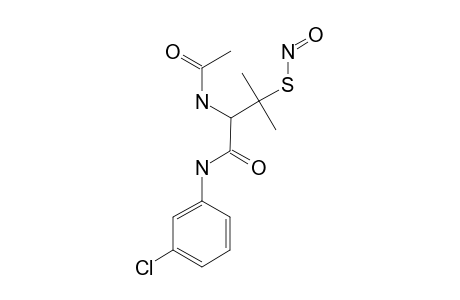 2-ACETAMIDE-3-METHYL-3-NITROSOSULFANYL-N-(META-CHLOROPHENYL)-BUTANAMIDE