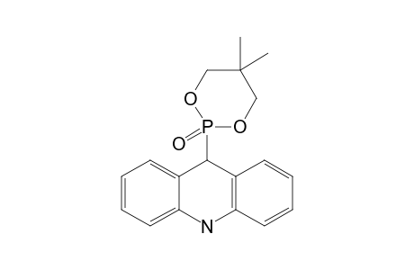 9-(5',5'-Dimethyl-2'-oxo-2'-.lambda.5-[1',3',2']dioxaphosphorinan-2'-yl)-10-hydroacridane