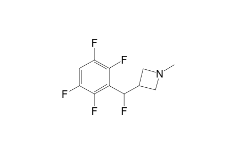 3-[fluoro(2,3,5,6-tetrafluorophenyl)methyl]-1-methylazetidine