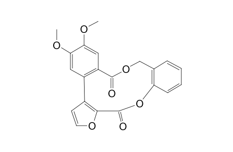 7,8-Dimethoxy-3,14,17-trioxatetracyclo[16.4.0.0(5,10).0(11,15)]docosanhexadecaene-4,16-dione